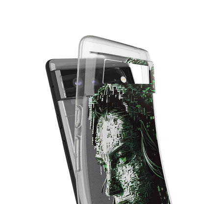 AI Girl Transparent Soft Phone Case for Samsung or Iphone - Alchemystics.org