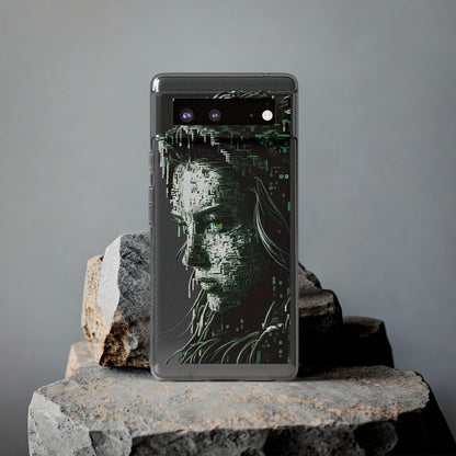 AI Girl Transparent Soft Phone Case for Samsung or Iphone - Alchemystics.org