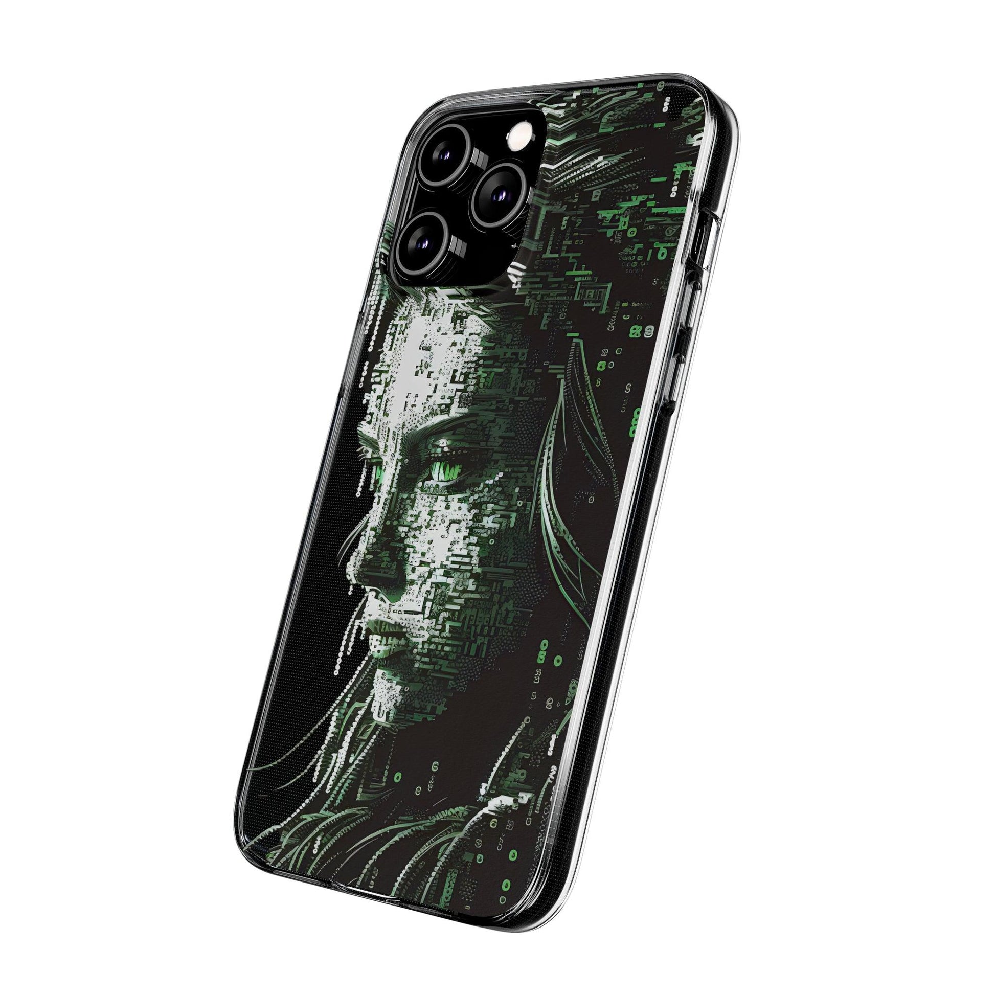 AI Girl Transparent Soft Phone Case for Samsung or Iphone - Alchemystics.org