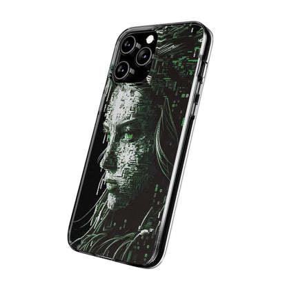 AI Girl Transparent Soft Phone Case for Samsung or Iphone - Alchemystics.org