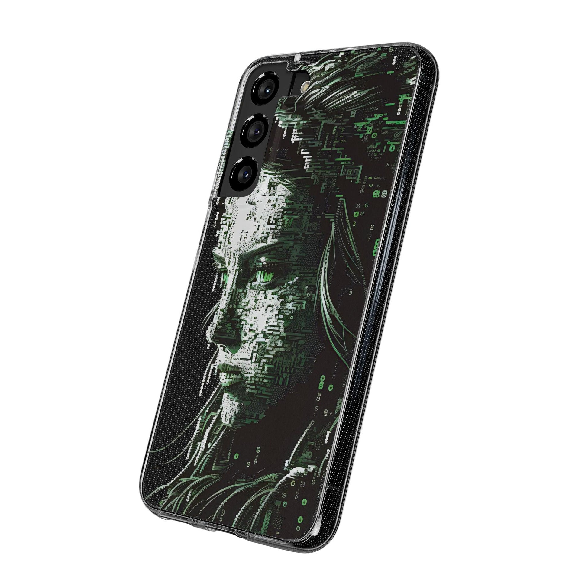 AI Girl Transparent Soft Phone Case for Samsung or Iphone - Alchemystics.org