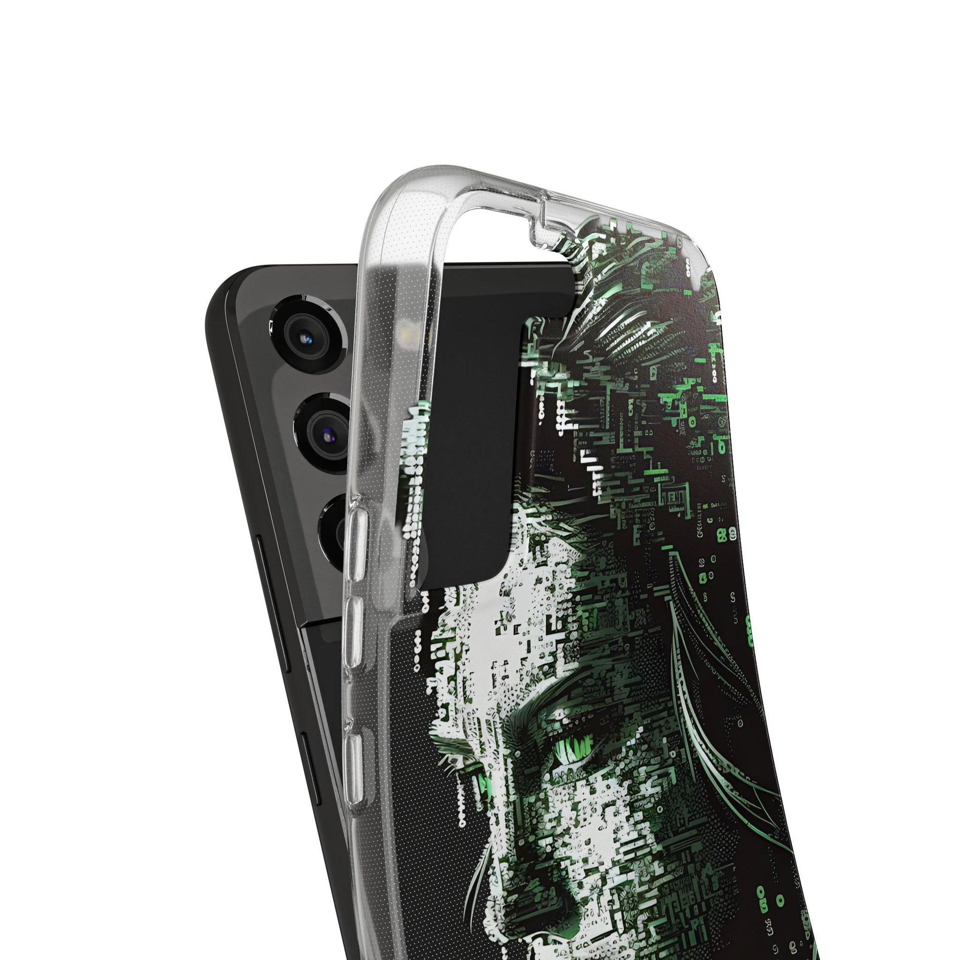 AI Girl Transparent Soft Phone Case for Samsung or Iphone - Alchemystics.org