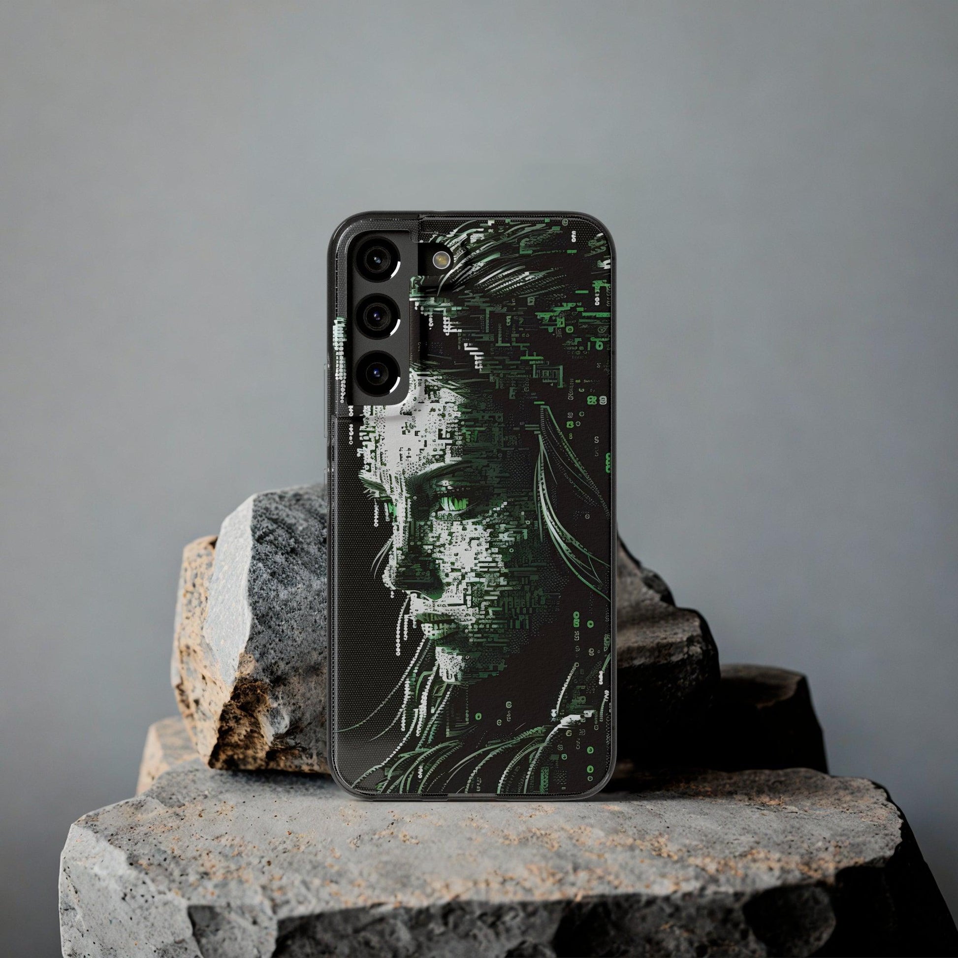 AI Girl Transparent Soft Phone Case for Samsung or Iphone - Alchemystics.org