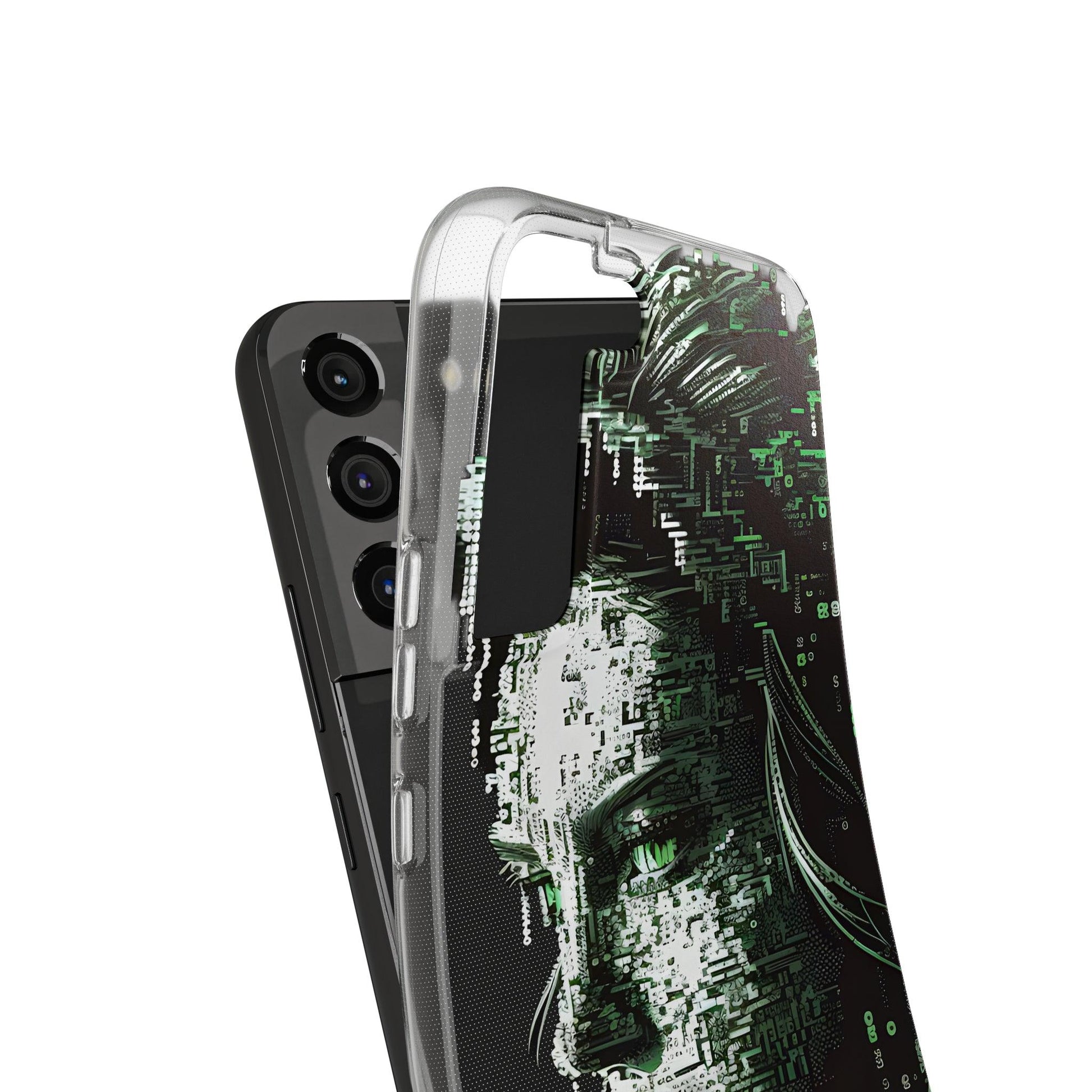 AI Girl Transparent Soft Phone Case for Samsung or Iphone - Alchemystics.org