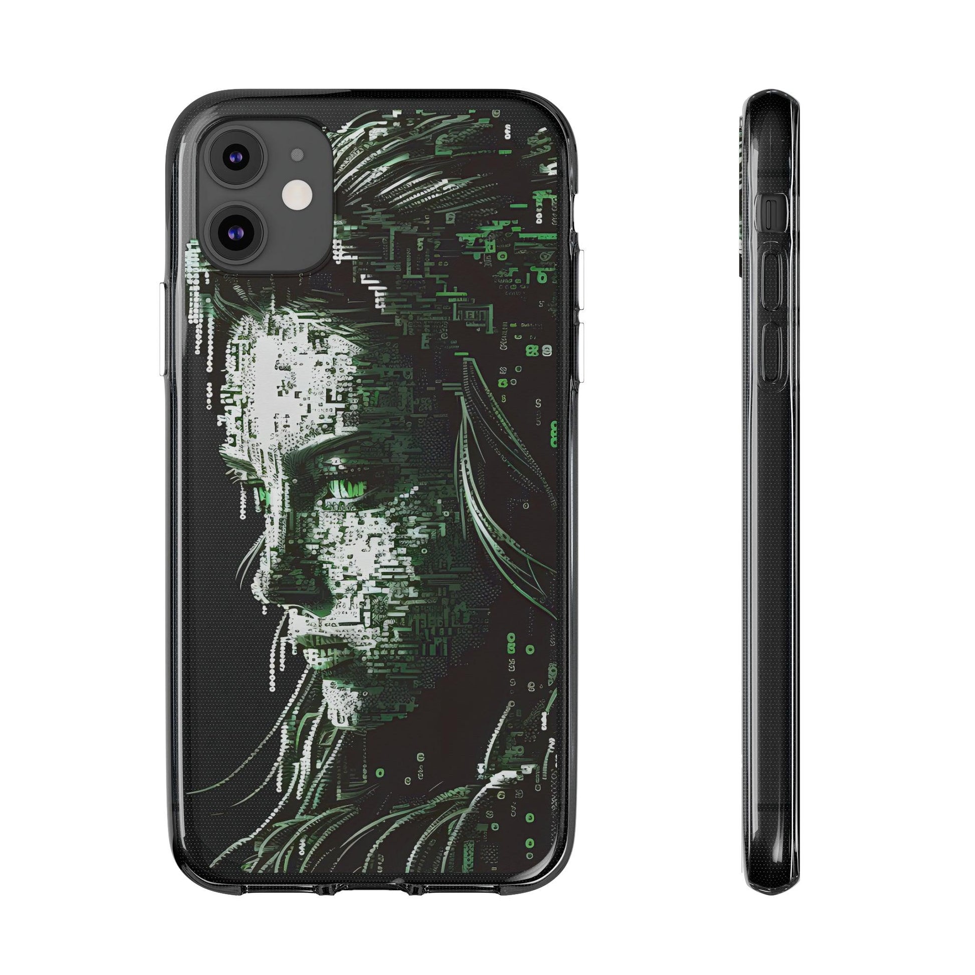 AI Girl Transparent Soft Phone Case for Samsung or Iphone - Alchemystics.org