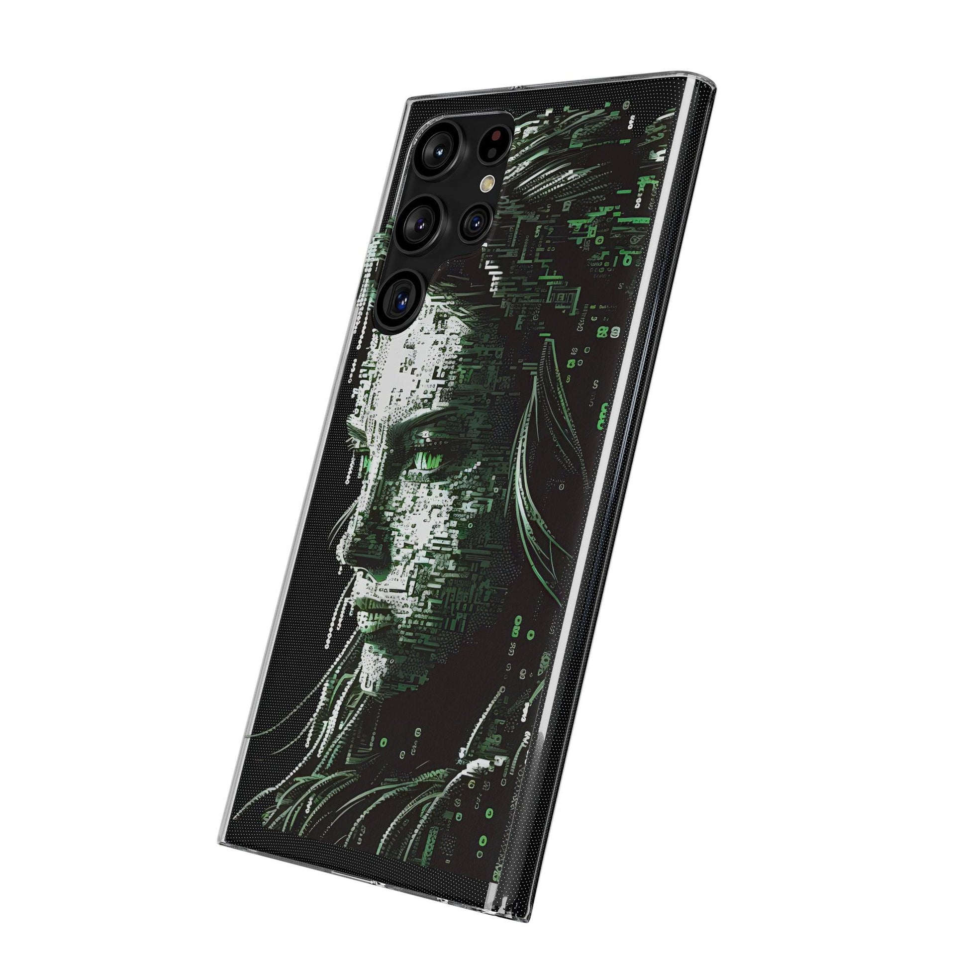 AI Girl Transparent Soft Phone Case for Samsung or Iphone - Alchemystics.org