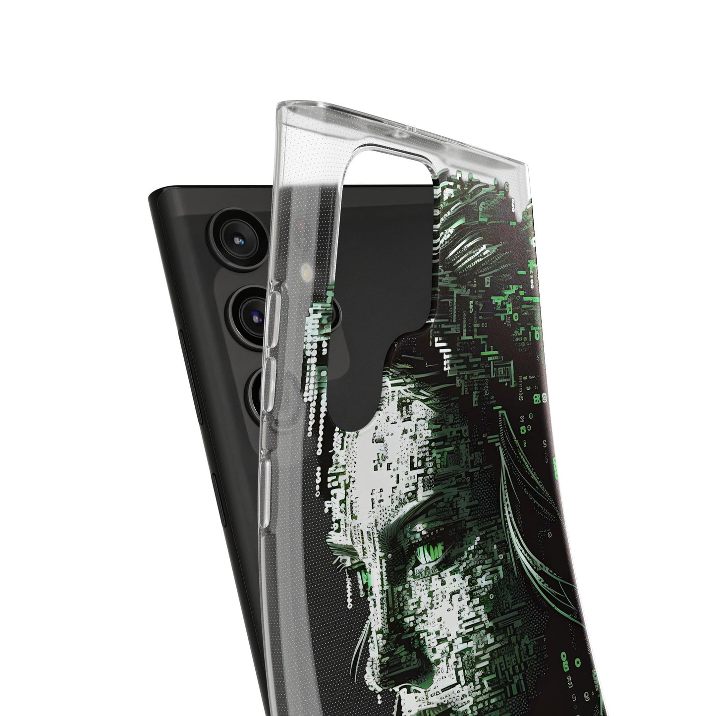 AI Girl Transparent Soft Phone Case for Samsung or Iphone - Alchemystics.org