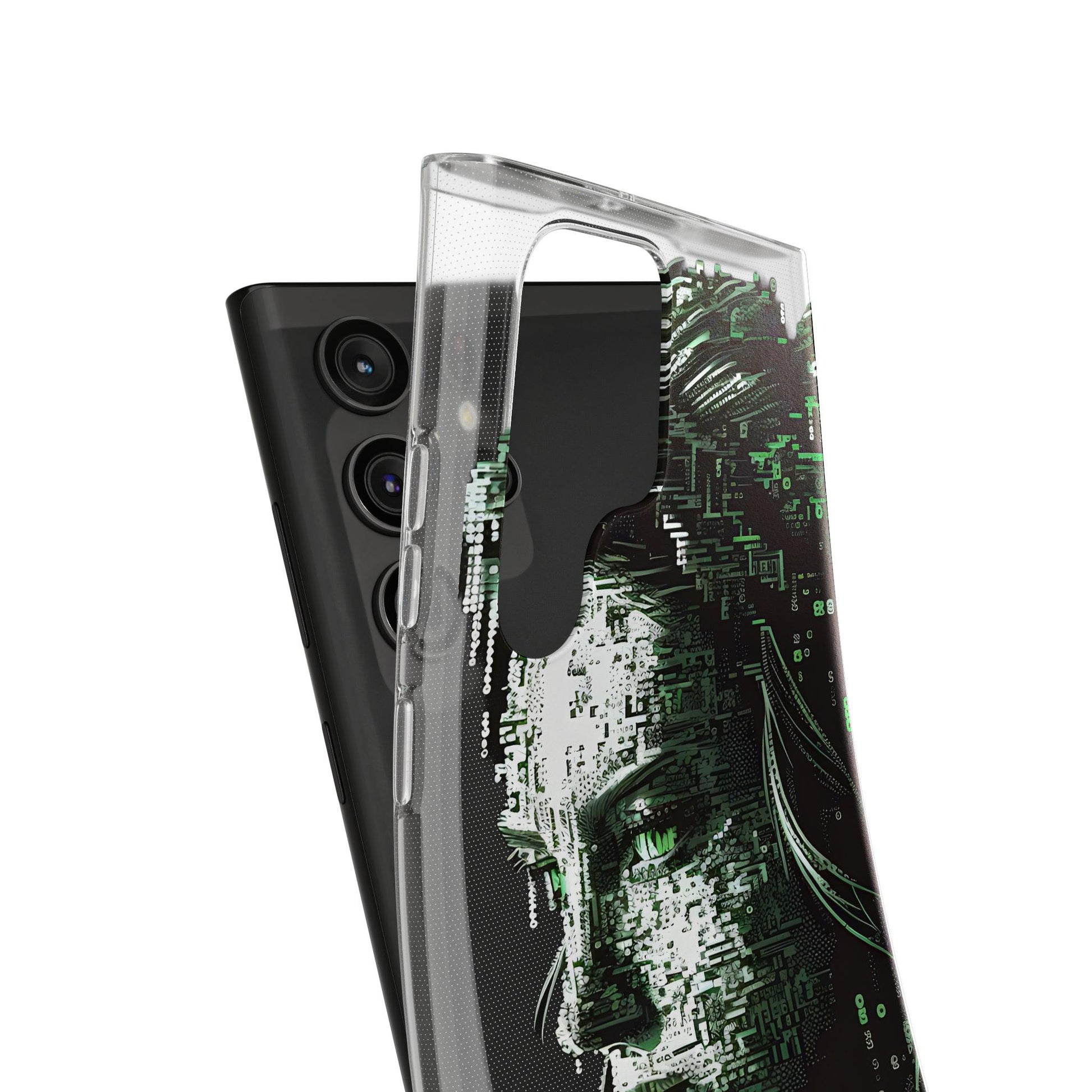 AI Girl Transparent Soft Phone Case for Samsung or Iphone - Alchemystics.org