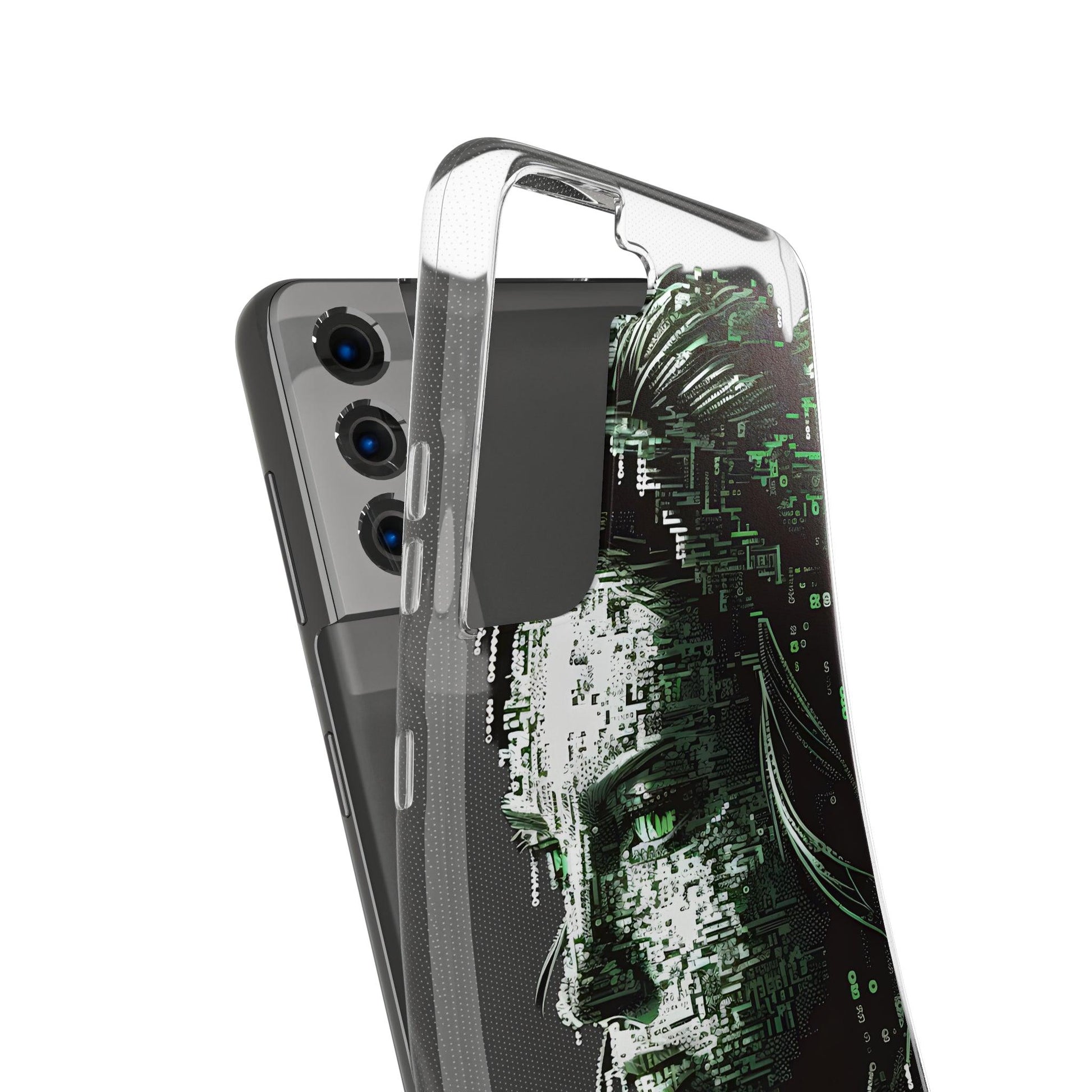 AI Girl Transparent Soft Phone Case for Samsung or Iphone - Alchemystics.org