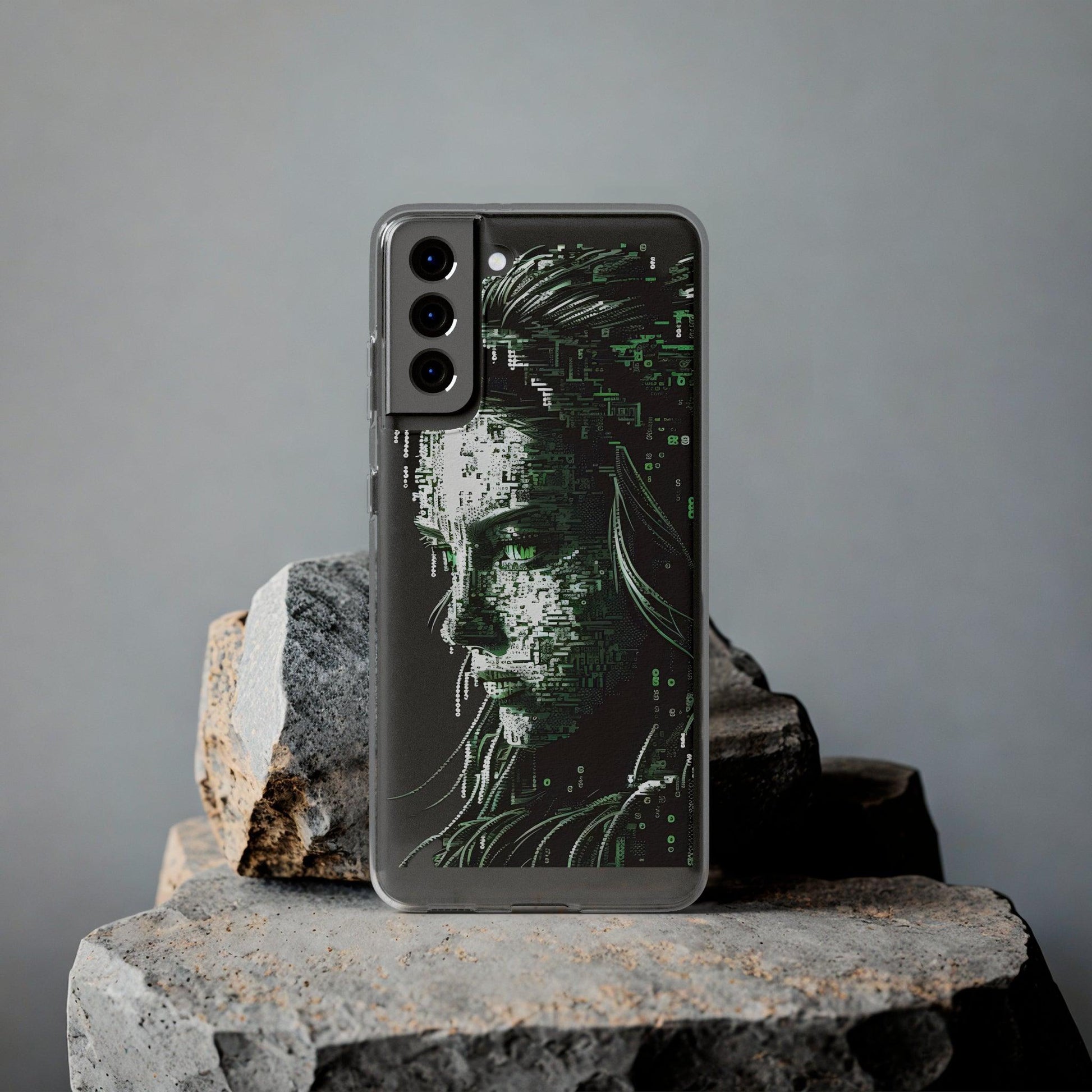 AI Girl Transparent Soft Phone Case for Samsung or Iphone - Alchemystics.org