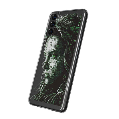 AI Girl Transparent Soft Phone Case for Samsung or Iphone - Alchemystics.org