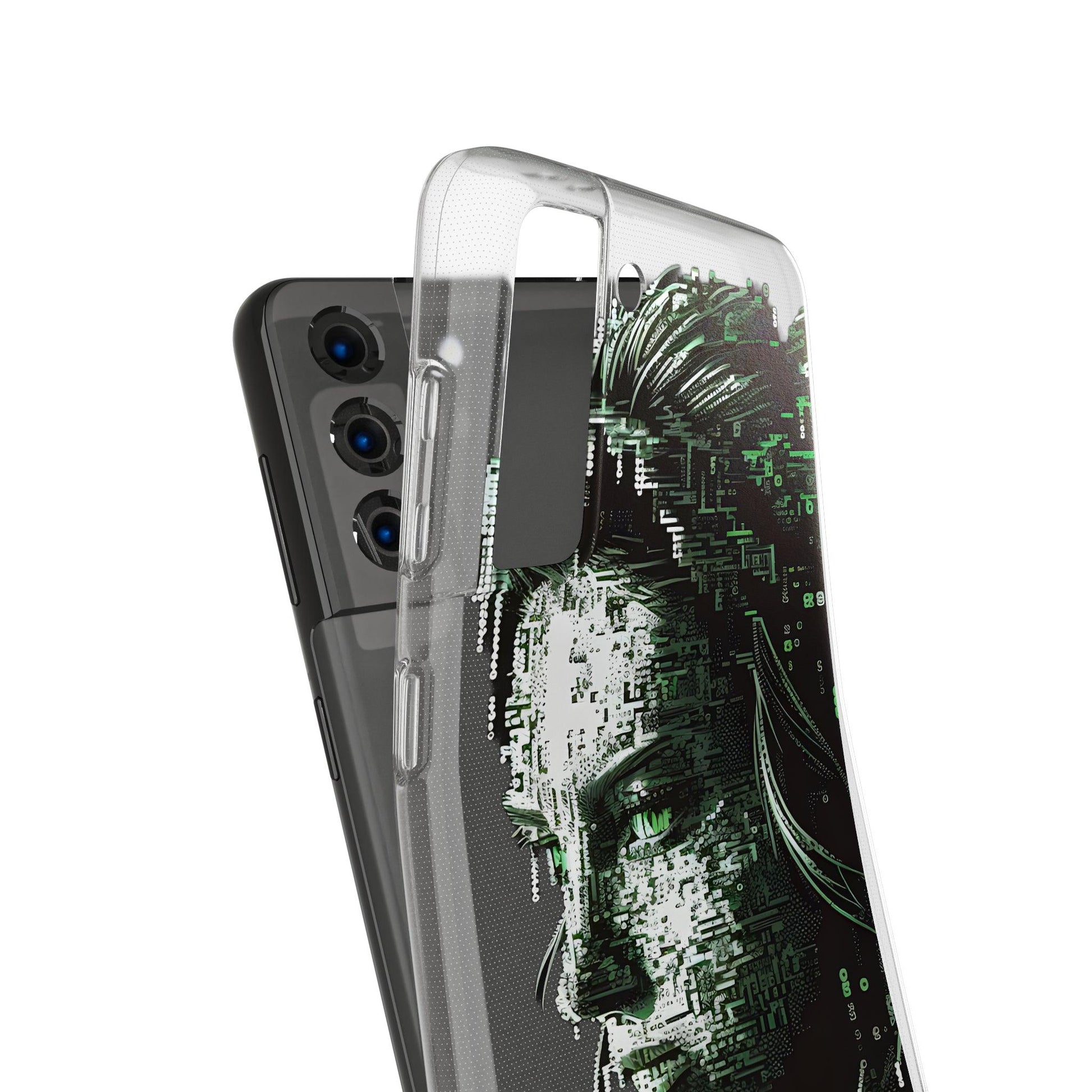 AI Girl Transparent Soft Phone Case for Samsung or Iphone - Alchemystics.org