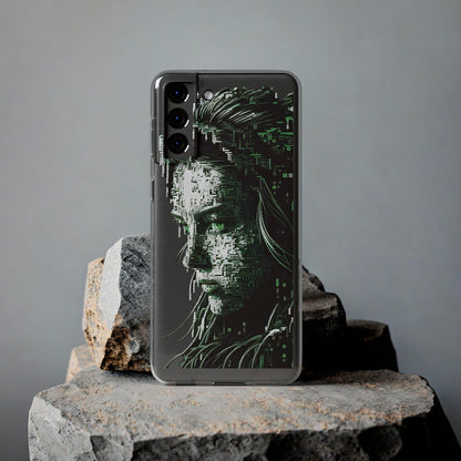 AI Girl Transparent Soft Phone Case for Samsung or Iphone - Alchemystics.org