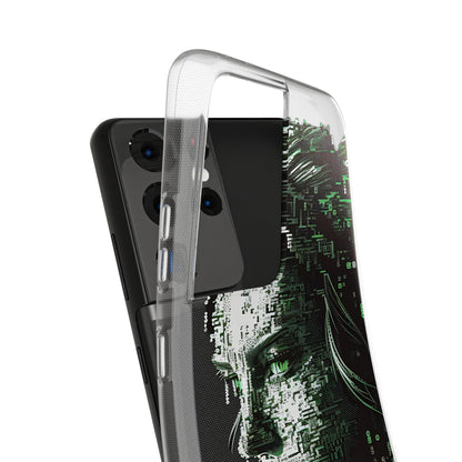 AI Girl Transparent Soft Phone Case for Samsung or Iphone - Alchemystics.org
