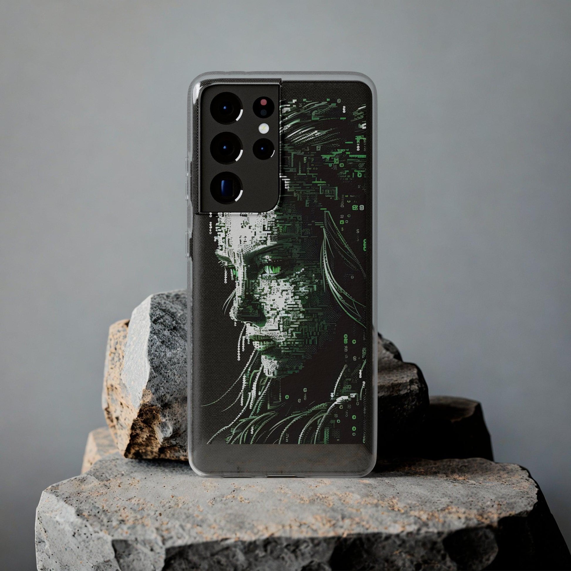 AI Girl Transparent Soft Phone Case for Samsung or Iphone - Alchemystics.org