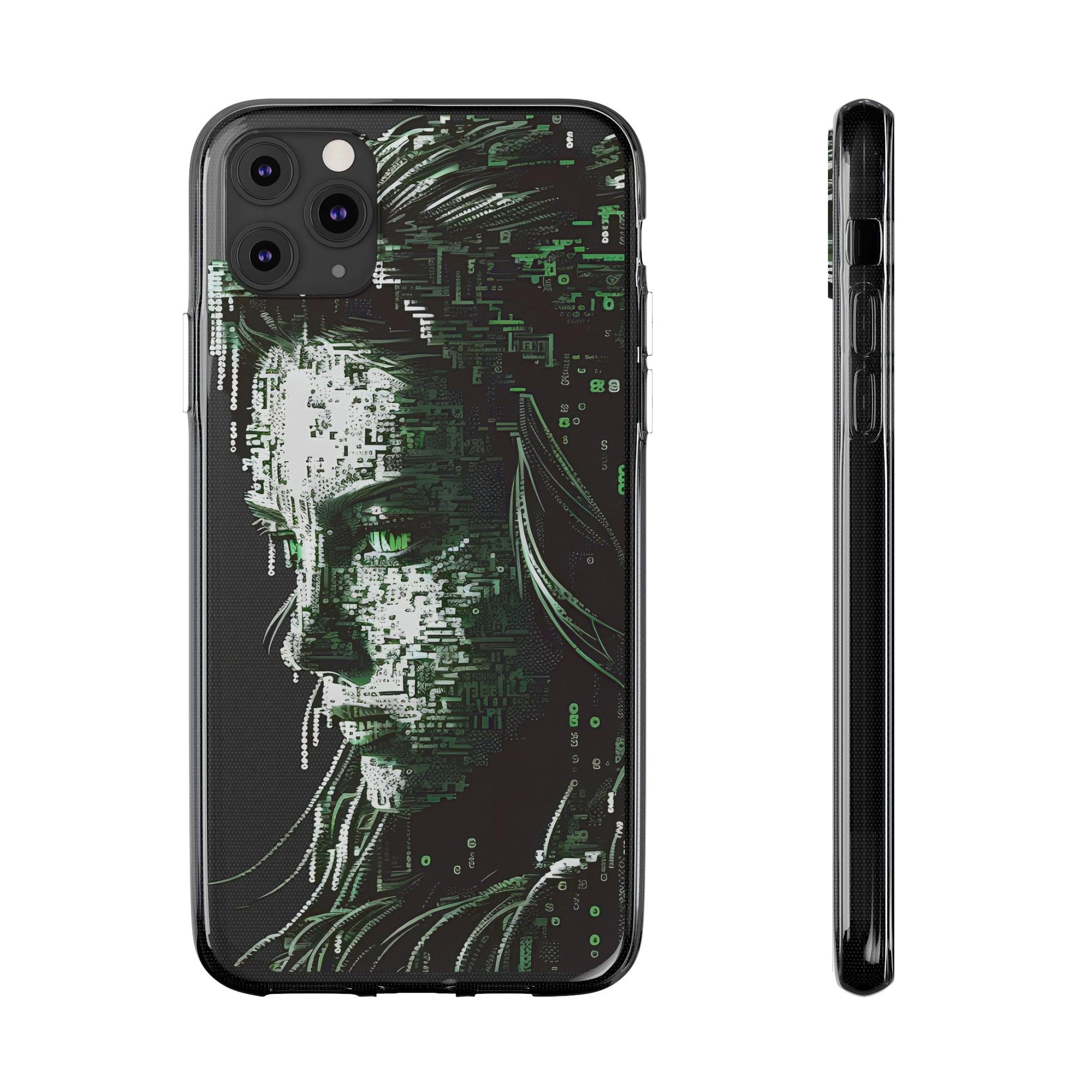 AI Girl Transparent Soft Phone Case for Samsung or Iphone - Alchemystics.org