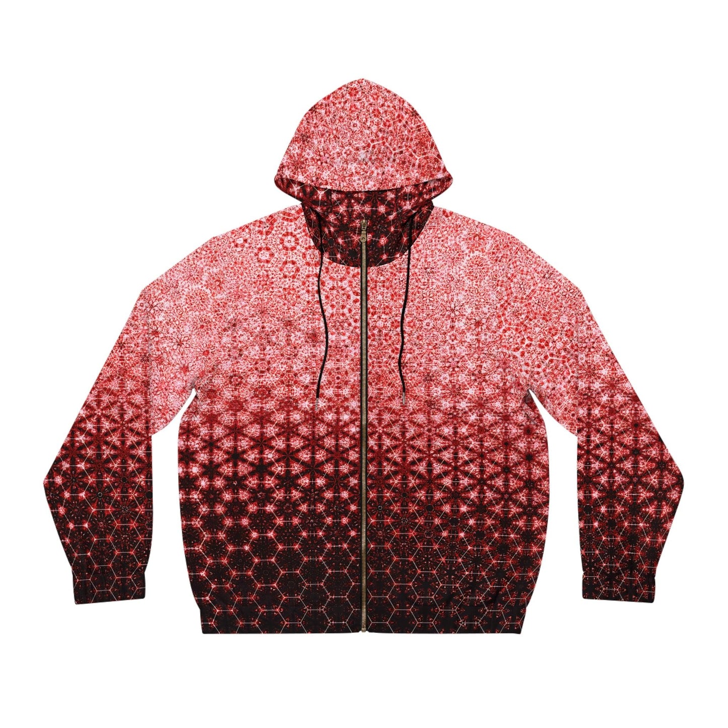 Alchemystics Sacred Scatter Plot by Meta Zen - Geometric Unisex Zip Up Hoodie (AOP) v3 - Alchemystics.org