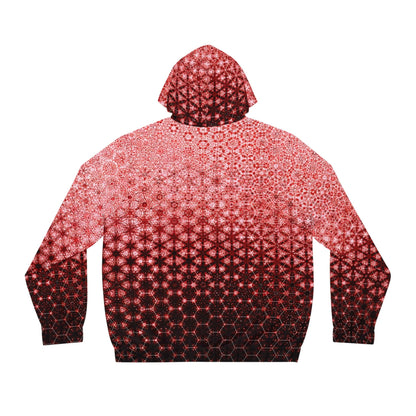 Alchemystics Sacred Scatter Plot by Meta Zen - Geometric Unisex Zip Up Hoodie (AOP) v3 - Alchemystics.org