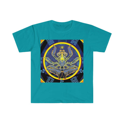 Artificial Intelligence Art Shirt - Ai Art Men's and Women's Unisex T-Shirt for Festival and Street Wear - Chaos Existence Bot v4.1 - Alchemystics.org