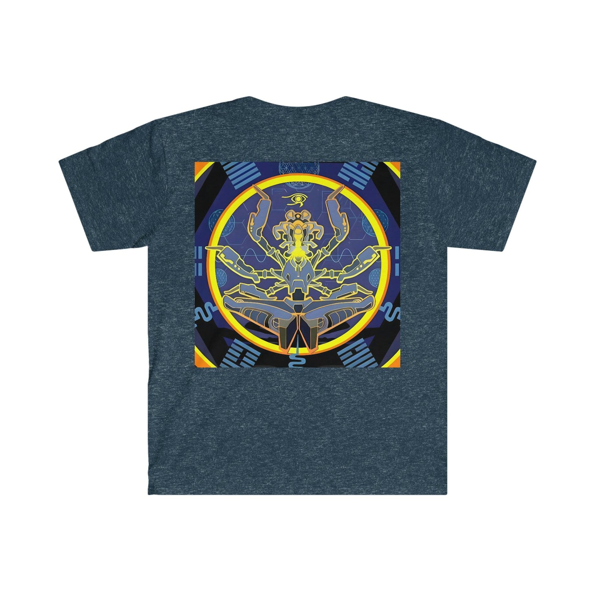 Artificial Intelligence Art Shirt - Ai Art Men's and Women's Unisex T-Shirt for Festival and Street Wear - Chaos Existence Bot v4.1 - Alchemystics.org