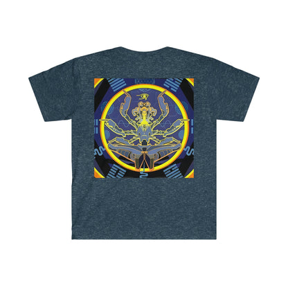 Artificial Intelligence Art Shirt - Ai Art Men's and Women's Unisex T-Shirt for Festival and Street Wear - Chaos Existence Bot v4.1 - Alchemystics.org