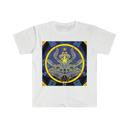 Artificial Intelligence Art Shirt - Ai Art Men's and Women's Unisex T-Shirt for Festival and Street Wear - Chaos Existence Bot v4.1 - Alchemystics.org