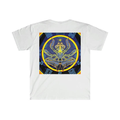 Artificial Intelligence Art Shirt - Ai Art Men's and Women's Unisex T-Shirt for Festival and Street Wear - Chaos Existence Bot v4.1 - Alchemystics.org