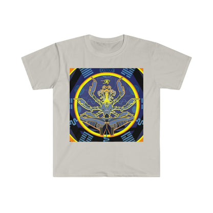 Artificial Intelligence Art Shirt - Ai Art Men's and Women's Unisex T-Shirt for Festival and Street Wear - Chaos Existence Bot v4.1 - Alchemystics.org