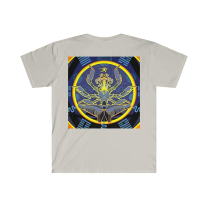Artificial Intelligence Art Shirt - Ai Art Men's and Women's Unisex T-Shirt for Festival and Street Wear - Chaos Existence Bot v4.1 - Alchemystics.org
