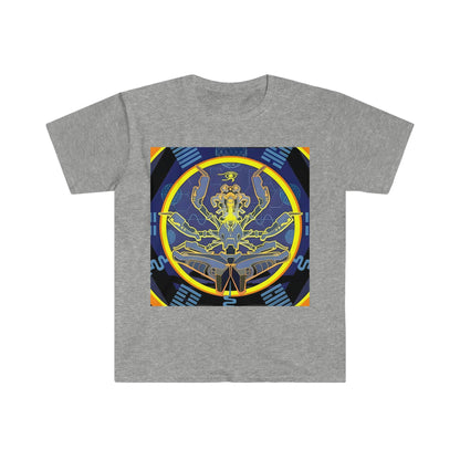 Artificial Intelligence Art Shirt - Ai Art Men's and Women's Unisex T-Shirt for Festival and Street Wear - Chaos Existence Bot v4.1 - Alchemystics.org