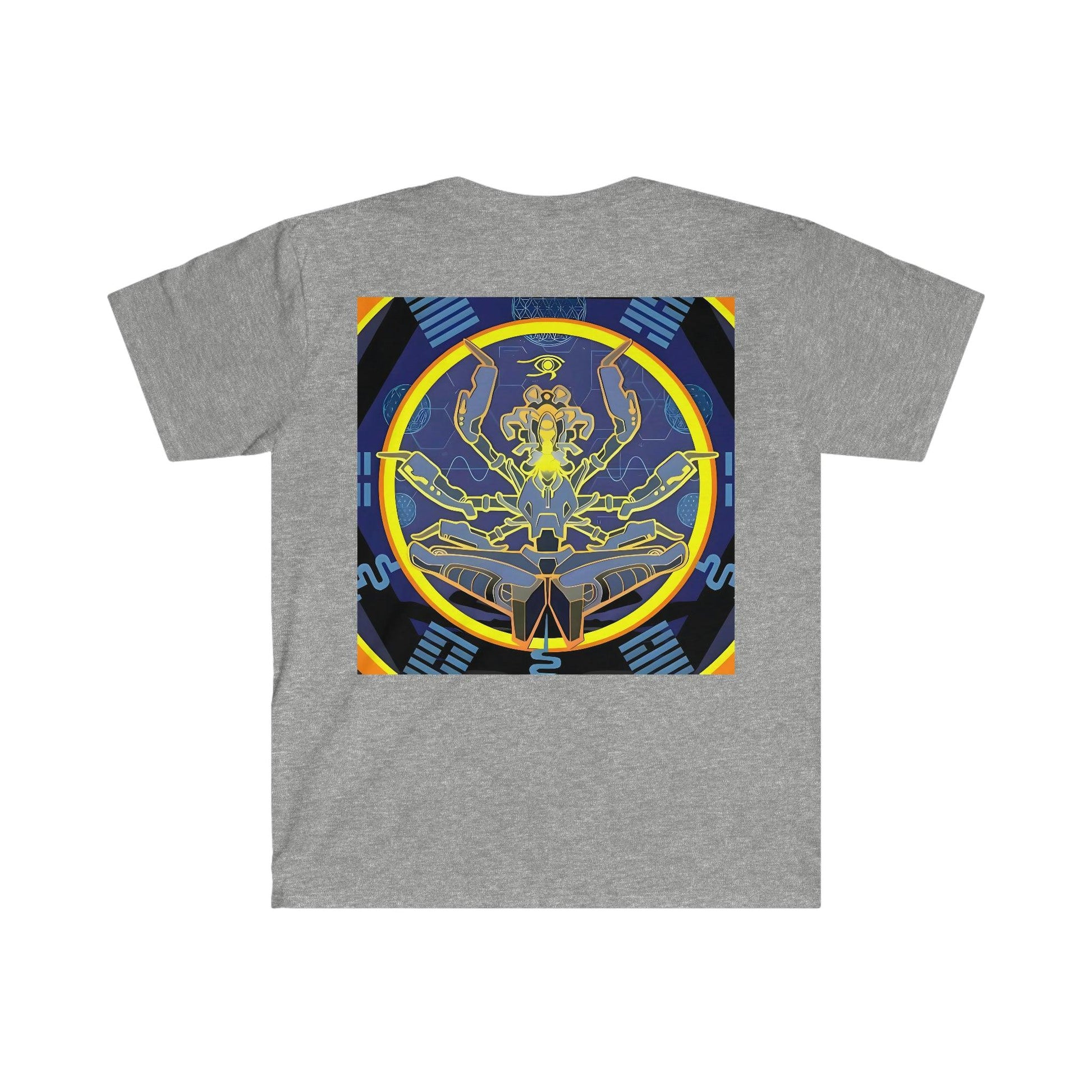 Artificial Intelligence Art Shirt - Ai Art Men's and Women's Unisex T-Shirt for Festival and Street Wear - Chaos Existence Bot v4.1 - Alchemystics.org