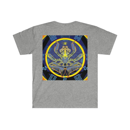 Artificial Intelligence Art Shirt - Ai Art Men's and Women's Unisex T-Shirt for Festival and Street Wear - Chaos Existence Bot v4.1 - Alchemystics.org