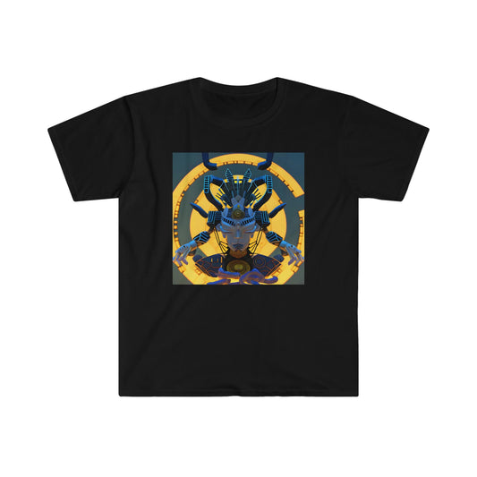 Artificial Intelligence Art T-Shirt - Men's and Women's Unisex Shirt for Festival and Street Wear Chaos Existence Bot v3.1 - Alchemystics.org