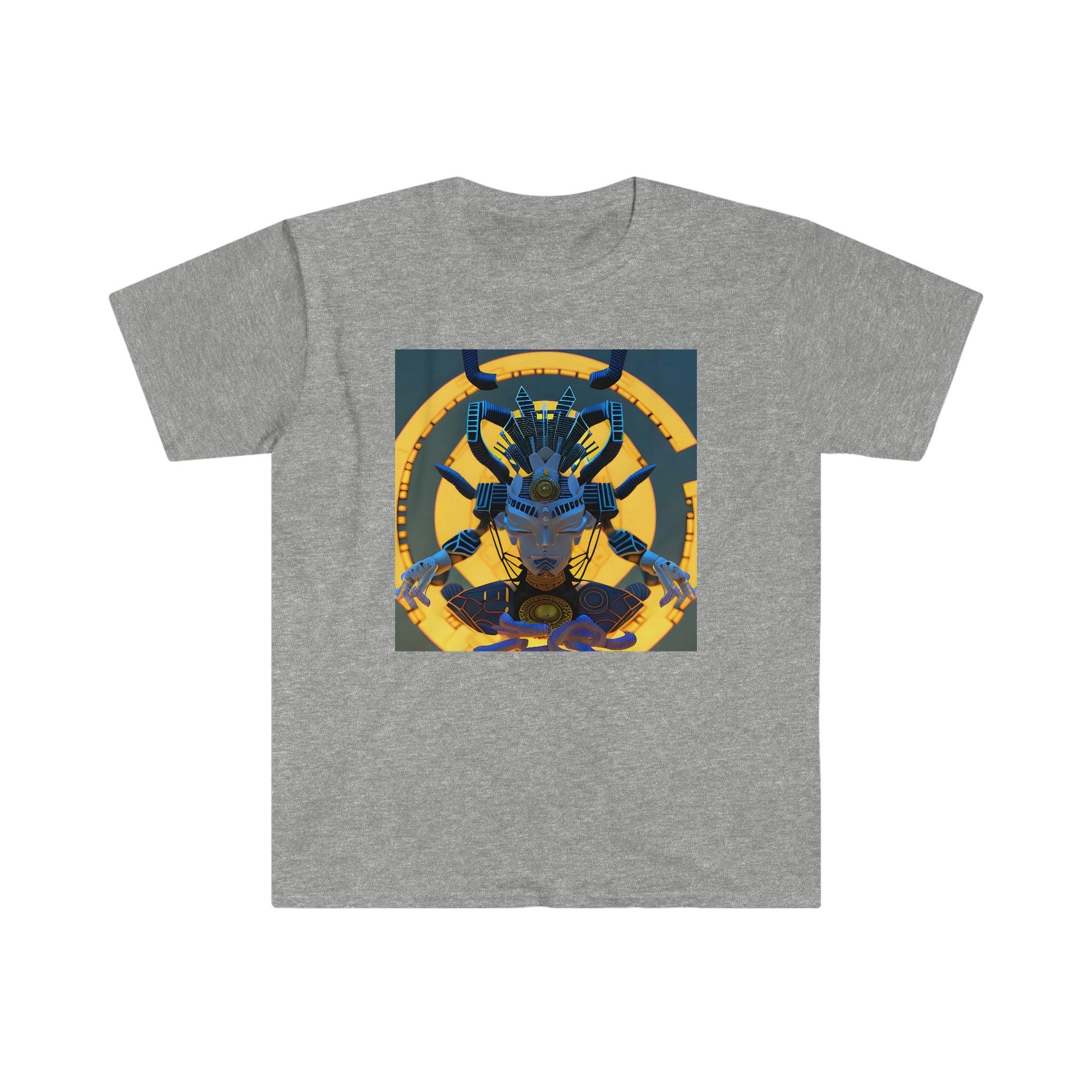 Artificial Intelligence Art T-Shirt - Men's and Women's Unisex Shirt for Festival and Street Wear Chaos Existence Bot v3.1 - Alchemystics.org