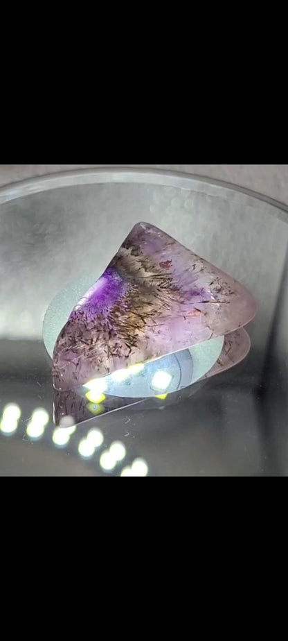Auralite 21 Triangular Cabochon - Alchemystics.org