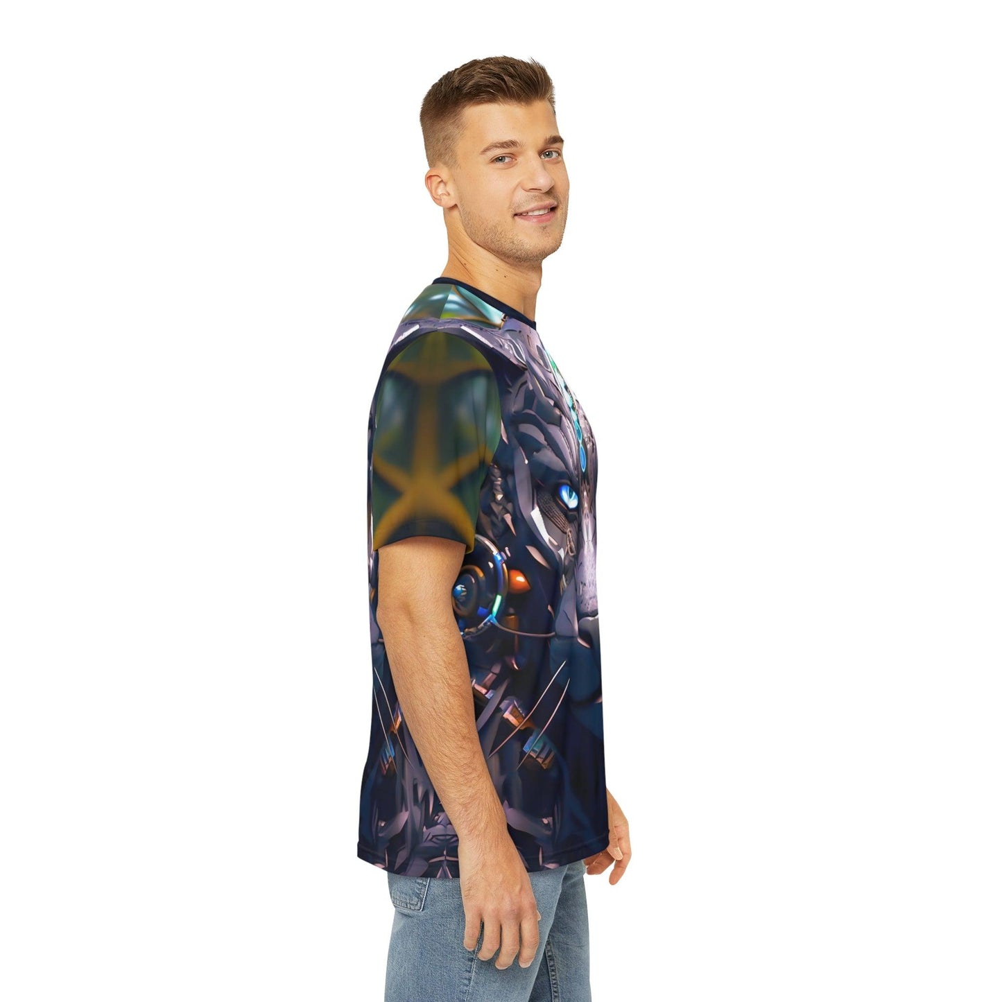Black Panther of the Jungle Sublimation Shirt - All Over Print (AOP) - Street Rave Festival Wear - Alchemystics.org