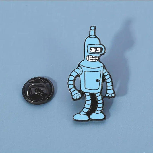Blue Robot Bënder from Füturama Enamel Pin - Alchemystics.org
