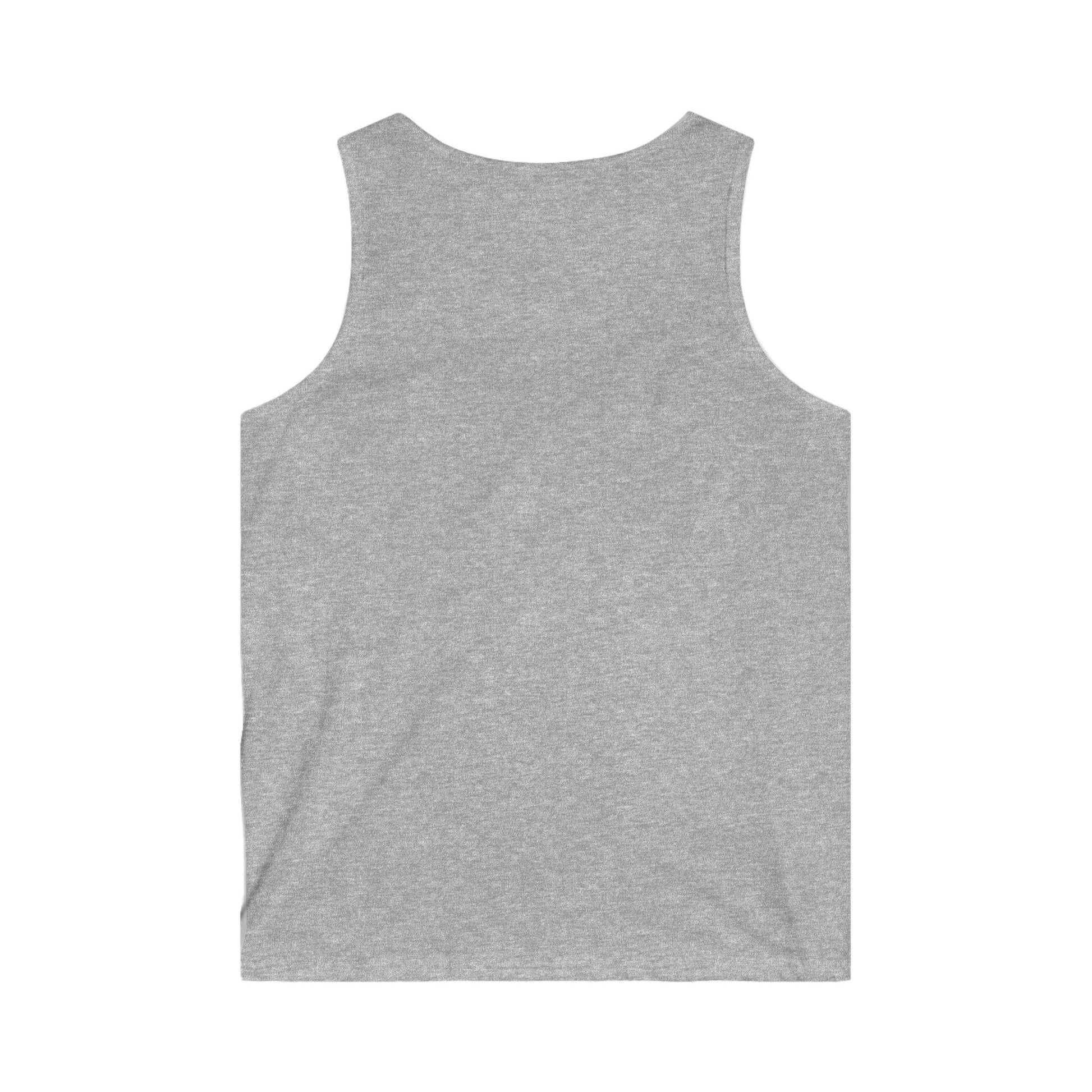 Cameron's Journey to the Eclipse at The Egyptian Pyramids - Visionary Psychedelic Ai Art Men's and Women's Unisex Softstyle Tank Top for Festival and Street Wear - Alchemystics.org