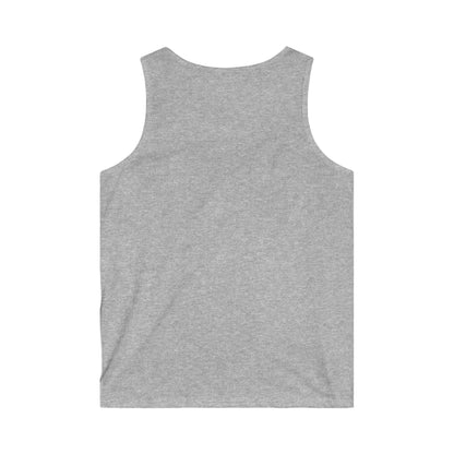 Cameron's Journey to the Eclipse at The Egyptian Pyramids - Visionary Psychedelic Ai Art Men's and Women's Unisex Softstyle Tank Top for Festival and Street Wear - Alchemystics.org