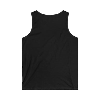 Cameron's Journey to the Eclipse at The Egyptian Pyramids - Visionary Psychedelic Ai Art Men's and Women's Unisex Softstyle Tank Top for Festival and Street Wear - Alchemystics.org