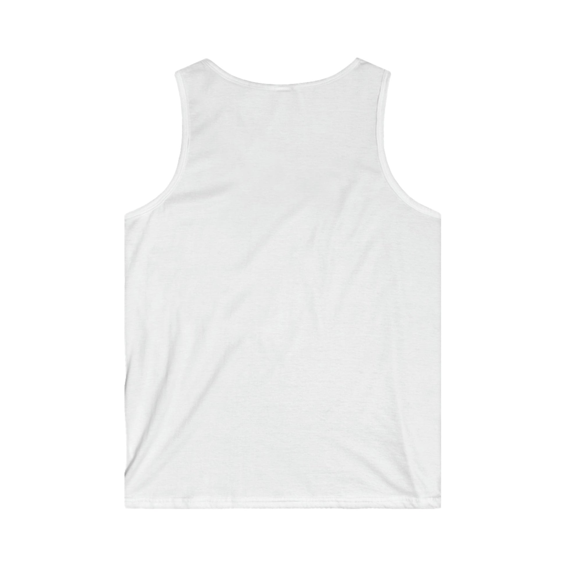 Cameron's Journey to the Eclipse at The Egyptian Pyramids - Visionary Psychedelic Ai Art Men's and Women's Unisex Softstyle Tank Top for Festival and Street Wear - Alchemystics.org