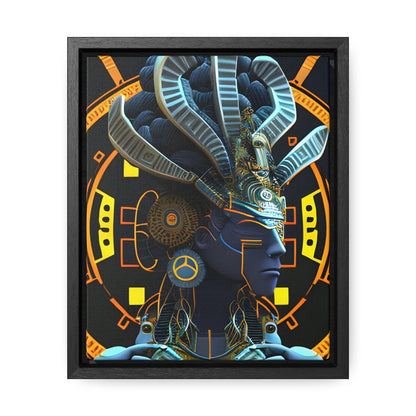 Chaos Existence Mayan Aztec Robot Alien Gallery Print on Canvas - Cultural Fusion Home Decor Art, - Alchemystics.org