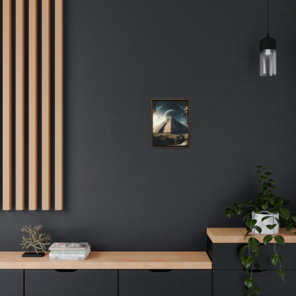 Gallery Canvas Wraps, Vertical Frame - Ancient Aliens Digital Artwork Decoration - Alchemystics.org