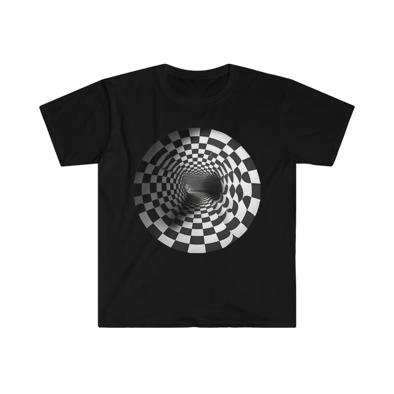 Infinite Tunnel — Unisex Optical Illusion T-Shirt