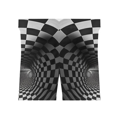 Infinite Tunnel Optical Illusion Women's Biker Shorts - Alchemystics.org