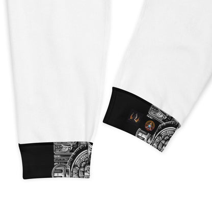 Mayan Aztec Hieroglyphic Tribal Unisex Festival Joggers by Meta Zen v2.0 - Alchemystics.org