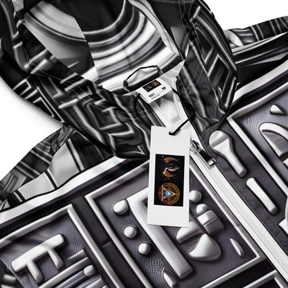 Men’s Eye of Horus Ancient Egyptian Hierogliphics Water Resistant Windbreaker by Meta Zen v1.2 - Alchemystics.org