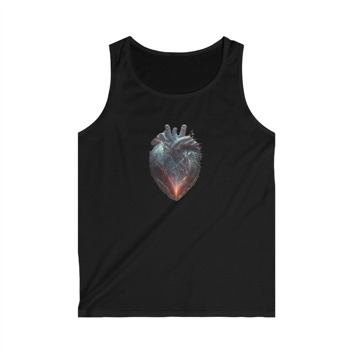 Mending Healing Heart Love Art Men's and Women's Unisex Softstyle Tank Top for Festival and Street Wear - Alchemystics.org