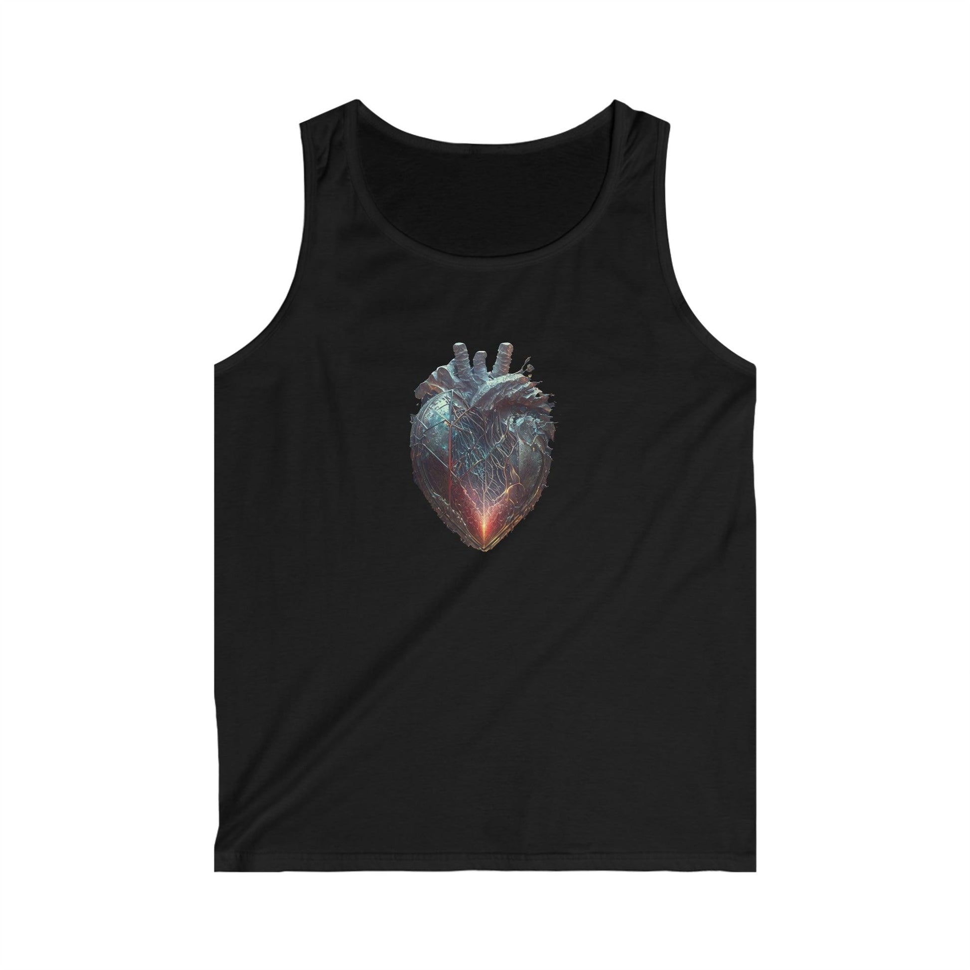 Mending Healing Heart Love Art Men's and Women's Unisex Softstyle Tank Top for Festival and Street Wear - Alchemystics.org