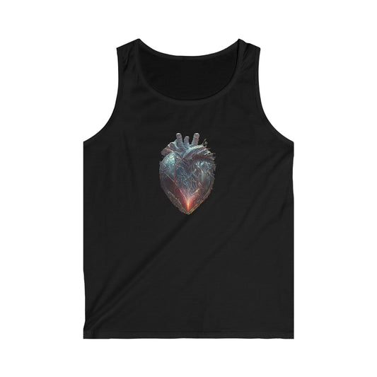 Mending Healing Heart Love Art Men's and Women's Unisex Softstyle Tank Top for Festival and Street Wear - Alchemystics.org
